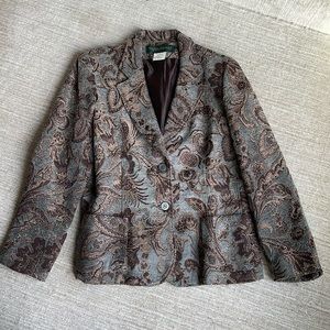 Harve Bernard vintage printed blazer